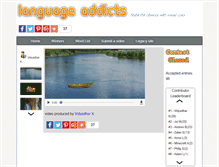 Tablet Screenshot of languageaddicts.com